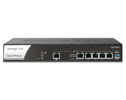 Draytek Vigor 2962 2.5Gb Ethernet Dual-WAN Firewall Router and VPN Connector Draytek   VoIP Supplies