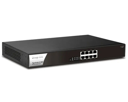 Draytek VigorSwitch G1085 8-Port Web Smart Gigabit Switch Draytek Switches  VoIP Supplies
