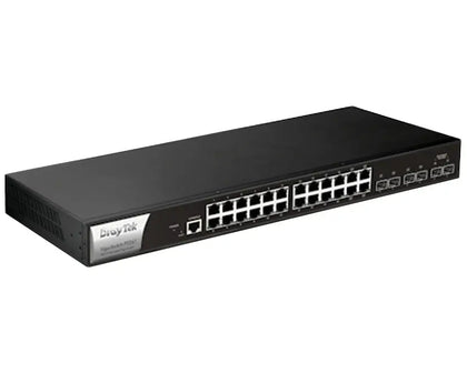 Draytek VigorSwitch G1280 Web Smart Gigabit Switch voipsupplies   VoIP Supplies