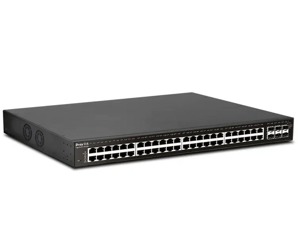 Draytek VigorSwitch P2540x 54-Port Layer 2+ Managed 10G PoE Switch Draytek   VoIP Supplies