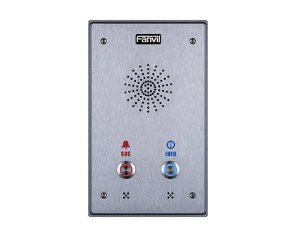 Fanvil i12 SIP Intercom - Dual Button voipsupplies   VoIP Supplies