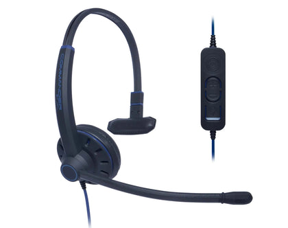 JPL Commander 1 Monaural USB Headset Black (575-344-003) JPL Telecom   VoIP Supplies