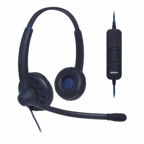 JPL Commander 2 Binaural USB Headset Black (575-344-002) voipsupplies   VoIP Supplies