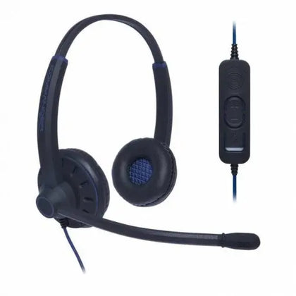 JPL Commander 2 Binaural USB Headset Black (575-344-002) voipsupplies   VoIP Supplies