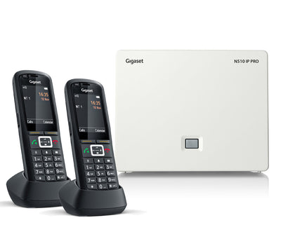 Gigaset N510IP Base Station and Gigaset R700H Phone bundle - Two Handsets