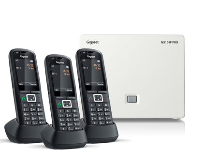 Gigaset N510IP Base Station and Gigaset R700H Phone bundle - Three Handsets