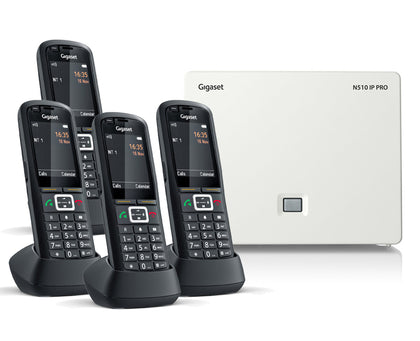 Gigaset N510IP Base Station and Gigaset R700H Phone bundle - Four Handsets