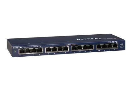 Netgear GS116 Gigabit 16 port Unmanaged Ethernet Switch Netgear Switches  VoIP Supplies