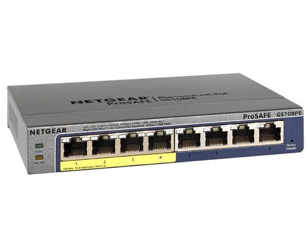 Netgear ProSafe 8 Port Smart Managed Plus Gigabit Desktop Switch With 4 Ports of PoE voipsupplies   VoIP Supplies