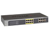 Netgear ProSafe JGS516PE 16PT GE POE Smart Managed Plus Switch Netgear Switches  VoIP Supplies