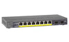 Netgear Prosafe GS110TP 8-Port Gigabit POE Smart Switch with 2 Gigabit Fiber Ports SFP Netgear   VoIP Supplies
