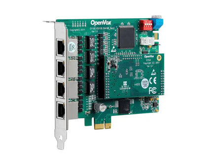 OpenVox DE410E PCI Express ISDN PRI Card with Echo Cancellation voipsupplies   VoIP Supplies
