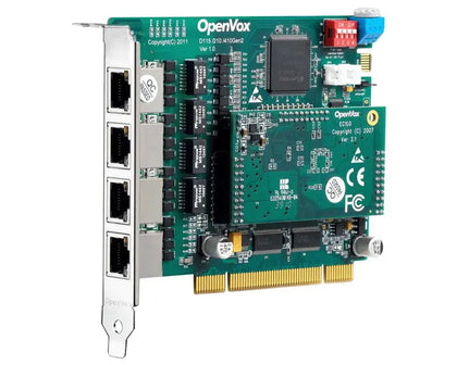 OpenVox DE410P PCI ISDN PRI Card with Echo Cancellation voipsupplies   VoIP Supplies