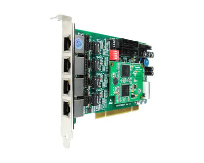 Openvox BE400P 4 Port BRI PCI Card w/ Hardware Echo Cancellation OpenVox   VoIP Supplies
