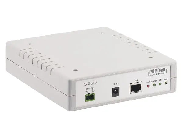 PORTech IS-3840 2 port IP Audio Gateway PORTech Communications   VoIP Supplies