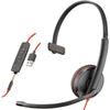 Poly 3200 Series Blackwire C3215 On-Ear Wired Headset voipsupplies   VoIP Supplies