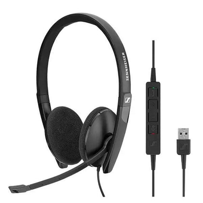 Sennheiser SC 160 Binaural USB Headset voipsupplies   VoIP Supplies