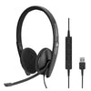 Sennheiser SC 160 Binaural USB Headset voipsupplies   VoIP Supplies