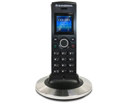 create a unique and professional short description in 220 characters about title"" Sangoma Wireless IP Phones  VoIP Supplies