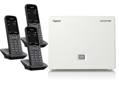 Gigaset N510IP Base Station and Gigaset S700H PRO Phone bundle - Three handsets