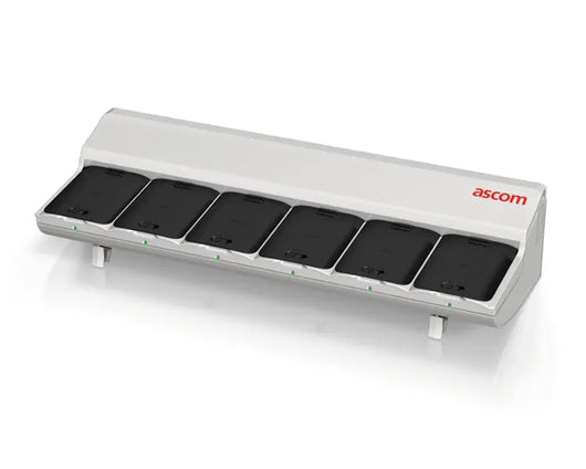 scom 6 Way Battery Pack Charger for Myco 3 (CR8-AAAA) Ascom Wireless IP Phones  VoIP Supplies